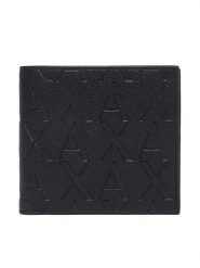 Armani Exchange Portfel XM000168 AF12133 UC001 Czarny. Czarne portfele Armani Exchange, bez wzorów, ze skóry. Za 329.99 zł.