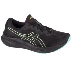 Męskie Buty Sportowe Gel Pulse 15. Czarne buty turystyczne ASICS, bez wzorów, bez zapięcia. Za 759.99 zł.