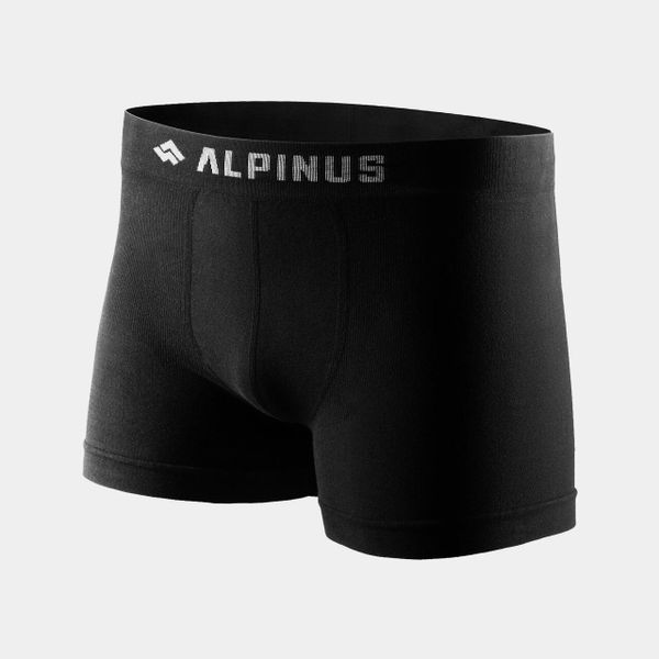 Bokserki bawełniane męskie Alpinus Guana. Czarne bokserki Alpinus, m, bez wzorów, z bawełny. Za 45.00 zł.