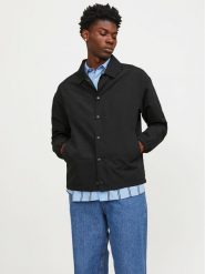 Jack&Jones Kurtka przejściowa Roy Coach 12237754 Czarny Regular Fit. Czarne kurtki Jack&Jones, m, bez wzorów, z syntetyku, bez kaptura. Za 129.99 zł.