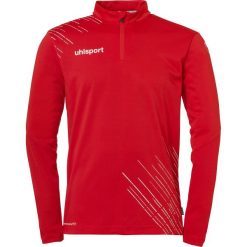 Top treningowy 1/4 zip Uhlsport Score 26. Białe bluzy Uhlsport, bez wzorów, bez kaptura. Za 212.50 zł.