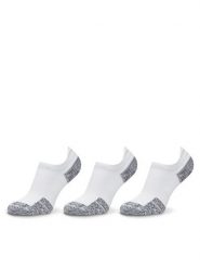 Under Armour Zestaw 3 par niskich skarpet unisex UA ArmourDry® Run 1387044 Biały. Białe skarpety Under Armour, bez wzorów, z materiału. Za 79.99 zł.