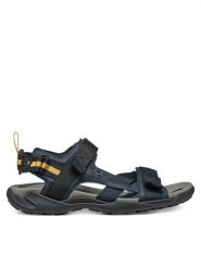 Geox Sandały U Terreno + Grip U4550B 011EK C4002 Granatowy. Niebieskie sandały Geox, ze skóry, bez zapięcia. Za 309.99 zł.