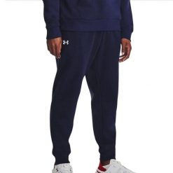 Spodnie sportowe męskie Under Armour 1379774410. Białe spodnie treningowe długie Under Armour, m, bez wzorów, z dresówki. Za 258.50 zł.