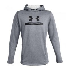 Bluza turystyczna męska Under Armour MK1 Terry. Szare bluzy z kapturem Under Armour, m, bez wzorów, z dresówki, z kapturem. Za 157.55 zł.