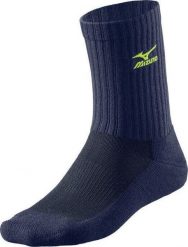 Skarpety sportowe unisex Mizuno Volley Socks Medium. Niebieskie skarpetki sportowe Mizuno, bez wzorów, z bawełny. Za 29.99 zł.