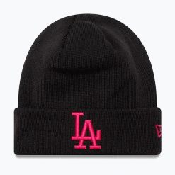 Czapka zimowa New Era Le Beanie La Dodgers. Czarne czapki zimowe New Era, bez wzorów. Za 129.99 zł.