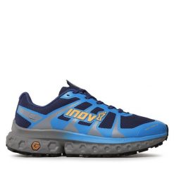 Buty do biegania Inov-8. Niebieskie buty do biegania Inov-8, bez wzorów, bez zapięcia, do biegania. Za 499.99 zł.