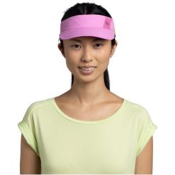 Czapka z daszkiem BUFF SPEED VISOR SOLID IRIS. Czerwone czapki z daszkiem Buff, bez wzorów, z poliesteru. Za 139.90 zł.
