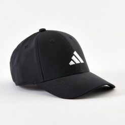 Czapka sportowa z daszkiem ADIDAS 56-58 cm. Czarne czapki z daszkiem Adidas, bez wzorów, z materiału. Za 69.99 zł.