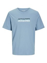 Jack & Jones Koszulka "Cyber" w kolorze błękitnym rozmiar: S. Niebieskie bezrękawniki Jack & Jones, s, bez wzorów, z bawełny, bez kołnierzyka, bez ramiączek. Za 39.77 zł.