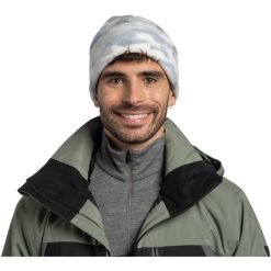 Czapka BUFF POLAR PRINTS BEANIE COMAT SNOW. Białe czapki zimowe Buff, bez wzorów, z polaru. Za 149.90 zł.