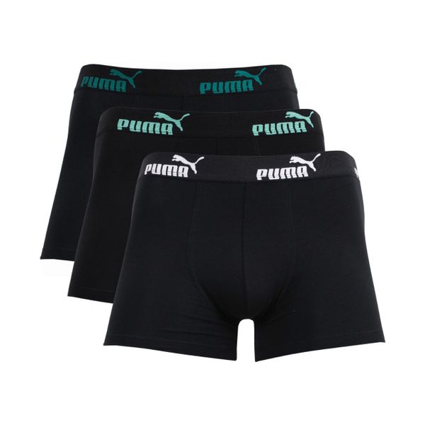 Bokserki męskie Puma 3-pack. Czarne bokserki Puma, m, bez wzorów, z bawełny. Za 109.00 zł.