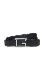 Guess Pasek Męski BM7796 P4130 Czarny. Czarne paski Guess, z aplikacjami, ze skóry. Za 349.99 zł.