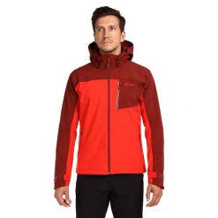 Męska kurtka softshell Kilpi RAVIO-M. Czerwone kurtki softshell Kilpi, m, bez wzorów, z softshellu, bez kaptura. Za 318.77 zł.