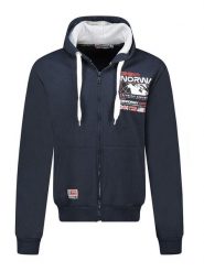 Geographical Norway Bluza "Golme" w kolorze granatowym rozmiar: M. Niebieskie bluzy Geographical Norway, m, bez wzorów, bez kaptura. Za 132.67 zł.
