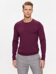 Calvin Klein Sweter Superior K10K109474 Fioletowy Regular Fit. Fioletowe swetry rozpinane CALVIN KLEIN, m, bez wzorów, z wełny, bez kołnierzyka, bez ramiączek. Za 189.99 zł.