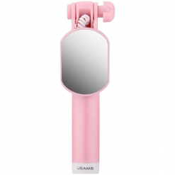 USAMS Selfie Stick Mini Mirror różowy. Selfie stick marki Usams. W wyprzedaży za 19.90 zł.