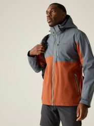 Regatta Kurtka funkcyjna "Bosfield" w kolorze szaro-pomarańczowym rozmiar: 3XL. Pomarańczowe kurtki outdoor i hardshell Regatta, m, bez wzorów, bez kaptura. Za 234.42 zł.