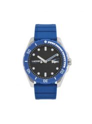 Lacoste Zegarek Finn 2011285 Niebieski. Niebieskie, analogowe zegarki LACOSTE. Za 549.99 zł.
