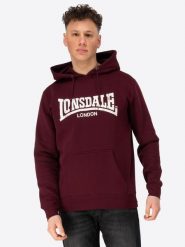 Bluza z kapturem Lonsdale Wolterton. Białe bluzy z kapturem Lonsdale, l, bez wzorów, z bawełny, z kapturem. Za 246.00 zł.