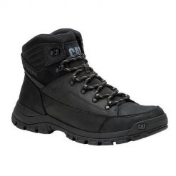 Buty do chodzenia męskie Caterpillar Cat Threshold Hiker Mid Wp. Czarne buty sportowe casual CATerpillar, bez wzorów, z gumy, bez zapięcia. Za 592.00 zł.