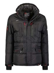 Geographical Norway Kurtka zimowa "Basilboli" w kolorze czarnym rozmiar: L. Czarne kurtki Geographical Norway, na zimę, l, bez wzorów, bez kaptura. Za 367.14 zł.