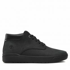 Buty męskie Timberland Seby Mid Lace. Czarne buty turystyczne Timberland, bez wzorów, z materiału, bez zapięcia, trekkingowe. Za 516.35 zł.