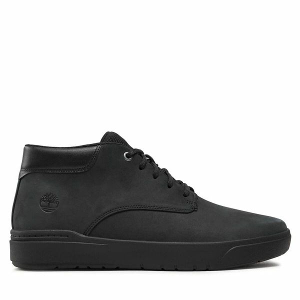 Buty męskie Timberland Seby Mid Lace. Czarne buty turystyczne Timberland, bez wzorów, z materiału, bez zapięcia, trekkingowe. Za 516.35 zł.
