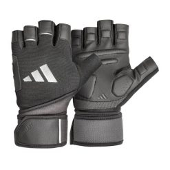 Rękawiczki treningowe Adidas Wrist Wrap. Białe rękawiczki Adidas, bez wzorów, z materiału. Za 143.99 zł.