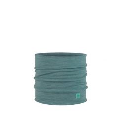 Komin wielofunkcyjny z wełny merynosów Buff Merino Heavyweight. Niebieskie szaliki Buff, bez wzorów, z wełny. Za 125.99 zł.