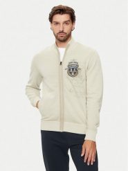Aeronautica Militare Bluza 242FE1926F560 Beżowy Regular Fit. Brązowe bluzy Aeronautica Militare, m, bez wzorów, z bawełny, bez kaptura. Za 619.99 zł.