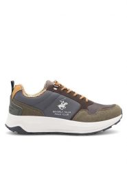 Beverly Hills Polo Club Sneakersy 2023P2018-1 Khaki. Brązowe buty sportowe casual Beverly Hills Polo Club, bez wzorów, z materiału, bez zapięcia. Za 179.99 zł.