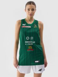 4F Koszulka replika wyjazdowa z sezonu 2023/24 uniseks 4F x MKS Pruszków - multikolor L. Bezrękawniki 4F, l, bez wzorów, z dzianiny, bez kołnierzyka, bez ramiączek. W wyprzedaży za 79.99 zł.