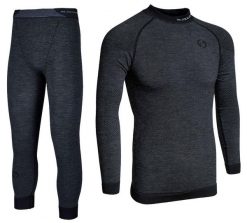 Męska bielizna termoaktywna Blizzard Mens Long Merino. Szara bielizna termoaktywna BLIZZARD, l, bez wzorów, z dzianiny, bez ramiączek, narciarskie. Za 369.99 zł.