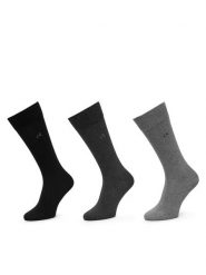 Calvin Klein Skarpety długie 701234208 Szary. Szare skarpety CALVIN KLEIN, bez wzorów, z bawełny. Za 74.99 zł.