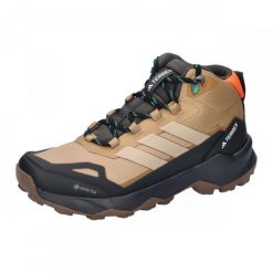 Buty trekkingowe adidas Terrex Skychaser AX5 Mid. Brązowe trekkingi Adidas, bez wzorów, bez zapięcia. Za 584.95 zł.