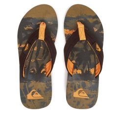 Japonki Quiksilver. Zielone japonki Quiksilver, bez wzorów. Za 99.99 zł.