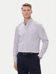 Tommy Hilfiger Koszula MW0MW39459 Różowy Regular Fit. Czerwone koszule Tommy Hilfiger, m, bez wzorów, z bawełny, bez kołnierzyka, bez ramiączek. Za 299.99 zł.