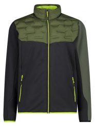 CMP Kurtka hybrydowa w kolorze oliwkowo-czarnym rozmiar: 56. Brązowe kurtki outdoor i hardshell CMP, bez wzorów, z puchu, bez kaptura. Za 172.92 zł.