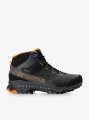 Buty turystyczne męskie La Sportiva Stream GTX. Szare buty turystyczne La Sportiva, bez wzorów, z gore-texu, bez zapięcia, trekkingowe, gore-tex. Za 1,119.79 zł.