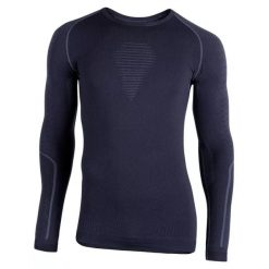 Bielizna górna męska UYN Visyon Uw Lg Sl. Czarna bielizna termoaktywna UYN, na zimę, m, bez wzorów, bez ramiączek, narciarskie. Za 279.00 zł.
