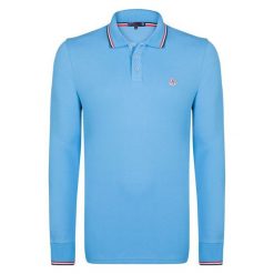 Giorgio Di Mare Koszulka Polo Męska L Niebieska. Niebieskie koszulki polo sportowe marki Giorgio Di Mare, bez wzorów, bez kołnierzyka, bez ramiączek. Za 149.00 zł.