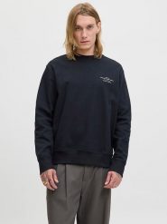 Jack & Jones Bluza "Jprblachad" w kolorze czarnym rozmiar: XL. Czarne bluzy Jack & Jones, xl, bez wzorów, z bawełny, bez kaptura. Za 105.63 zł.