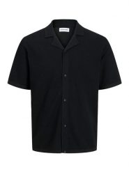 Jack&Jones Koszula Orion 12268226 Czarny Relaxed Fit. Czarne koszule Jack&Jones, m, bez wzorów, z bawełny, bez kołnierzyka, bez ramiączek. Za 109.99 zł.