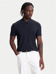 Tommy Hilfiger Polo Performance MW0MW39613 Granatowy Regular Fit. Niebieskie koszulki polo sportowe Tommy Hilfiger, m, bez wzorów, z syntetyku, bez kołnierzyka, bez ramiączek. Za 369.99 zł.
