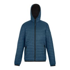 Męska Ocieplana Kurtka Rigain. Czarne kurtki Regatta, m, bez wzorów, z puchu, bez kaptura. Za 221.99 zł.