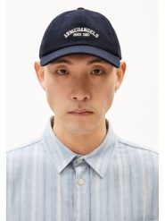 Armedangels Czapka "Yenaas Sience 2007" w kolorze granatowym rozmiar: onesize. Niebieskie czapki z daszkiem armedangels, bez wzorów, z bawełny. Za 131.43 zł.