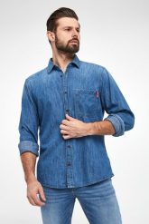 Koszula męska jeansowa Hajo-W JOOP! JEANS. Koszule JOOP! Jeans, m, bez wzorów, z jeansu, bez kołnierzyka, bez ramiączek. W wyprzedaży za 419.25 zł.