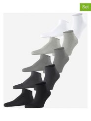 ESPRIT Skarpety (5 par) w kolorze biało-szaro-czarnym rozmiar: 40-46. Białe skarpety Esprit, bez wzorów. Za 61.02 zł.